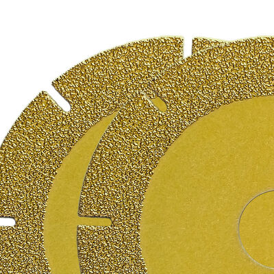 110mm Vacuum brazed cutting blade segment universal diamond tools